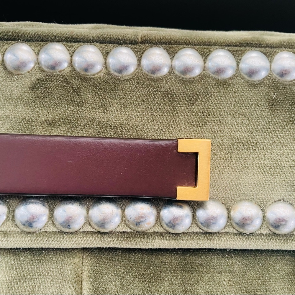 J. Crew Dark Brown Belt with Gold Buckle - Picture 10 of 16